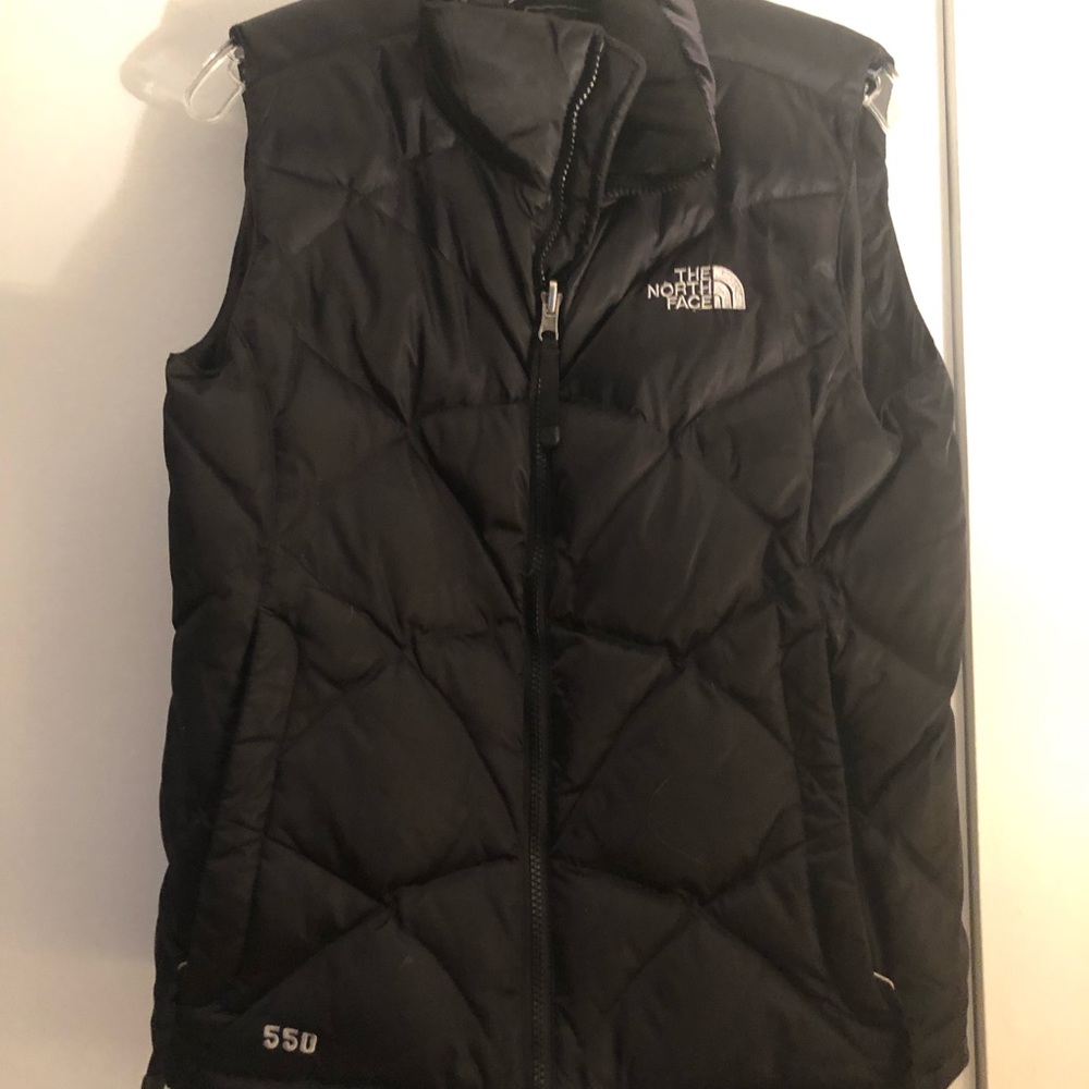 The north face black vest